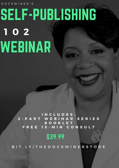 Image of 2-part webinar series for Self-Publishing 102 Workshop