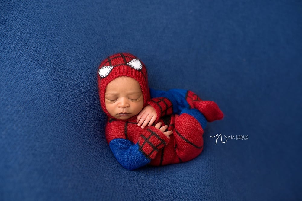 Image of Little Spiderman Jammy/Hat Set