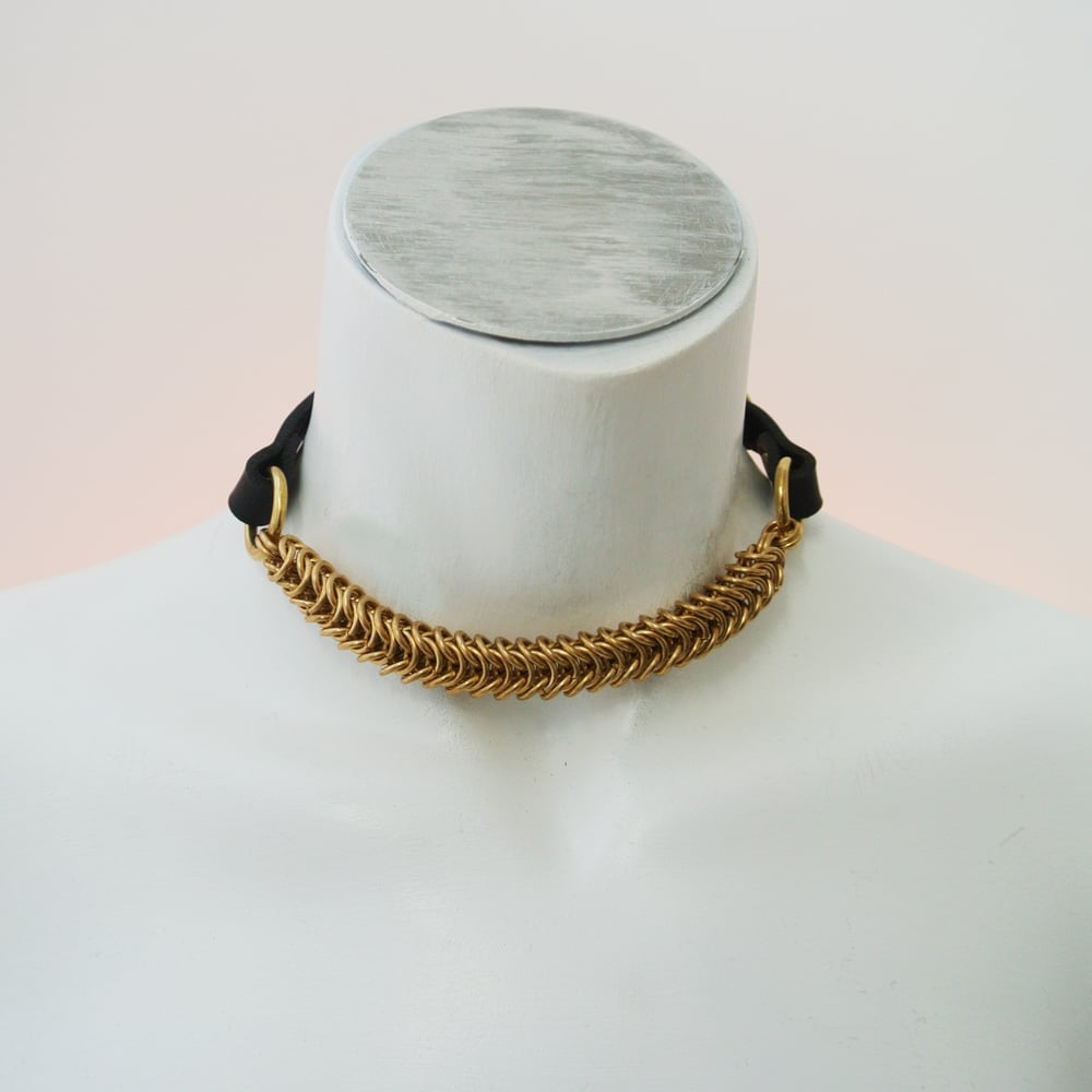 Image of Brass Scarlet Choker