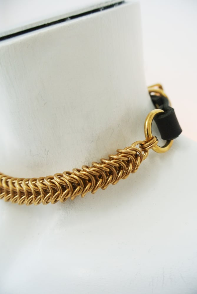 Image of Brass Scarlet Choker