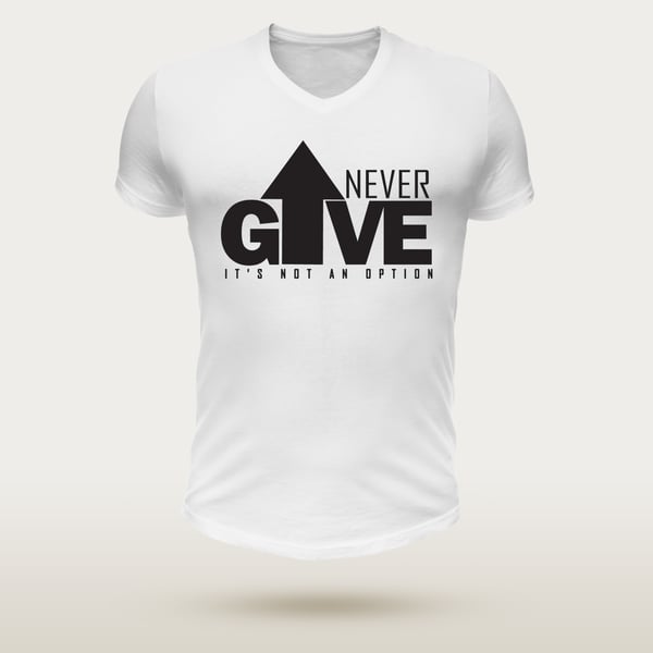 Image of Never Give Up - White & Black Edition 
