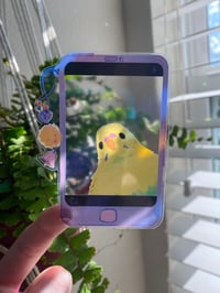 Image 2 of birb selfies | clear stickers