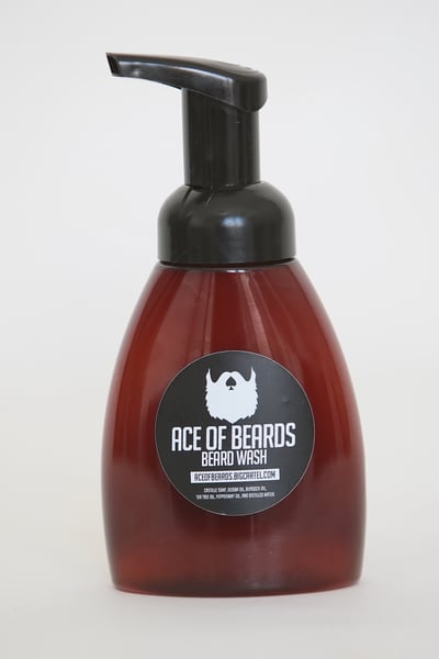 Image of Ace of Beards beard foaming wash 8.5 oz