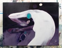 Image 2 of Painting / maleri / "Falling moons" / 80x62 cm