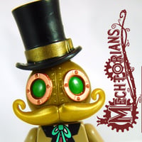Image 1 of NEW!  Mr. Gold Mechtorian custom minifigure