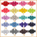 Image of ROCK BOTTOM BLOWOUT SALE Solid Color Messy Large Bow Headbands-20 colors