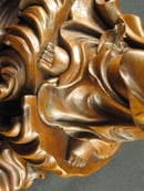 Image of VINTAGE CHINESE WOOD STATUE OF QUAN YIN (KAUN YIN)