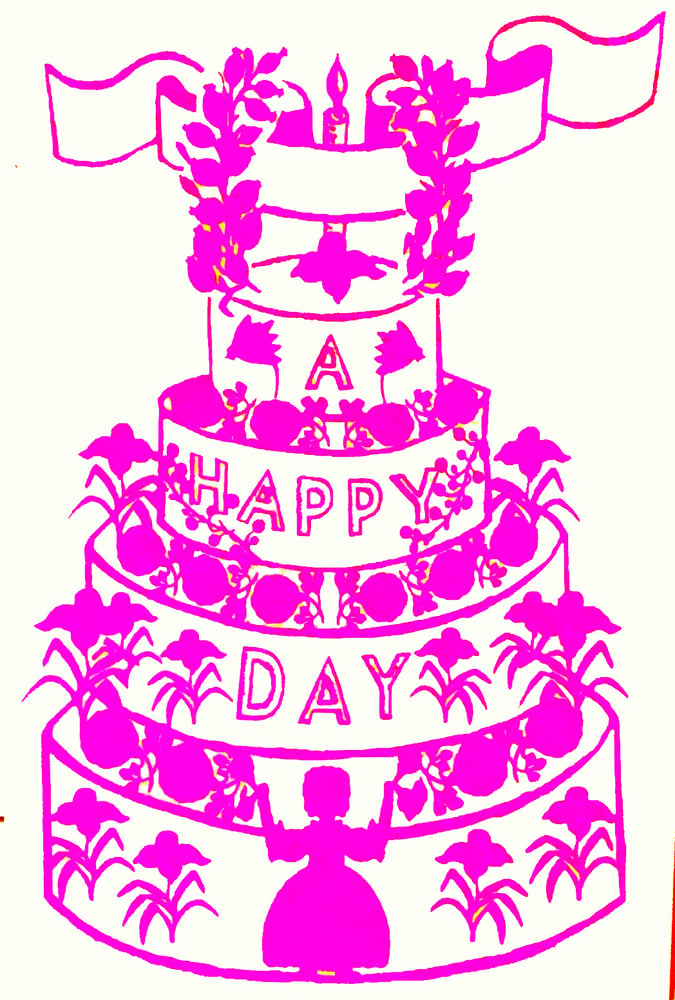 Image of A HAPPY DAY CAKE CARD