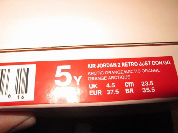 Air Jordan II (2) Retro "Just Don: Arctic Orange" GS - areaGS - KIDS SIZE ONLY