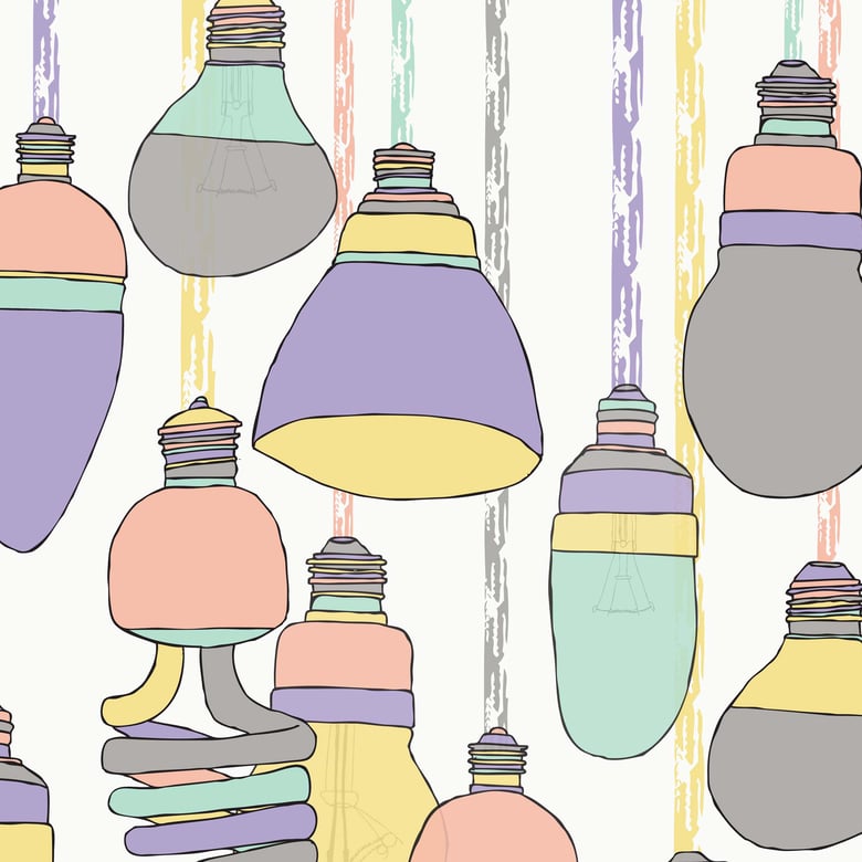 Image of Lightbulb Drop Wallpaper