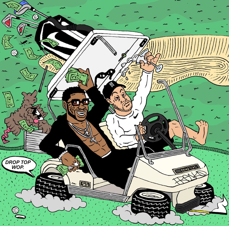 Image of "TRADING PLACES 2: WOP AND TIGER" PRINT