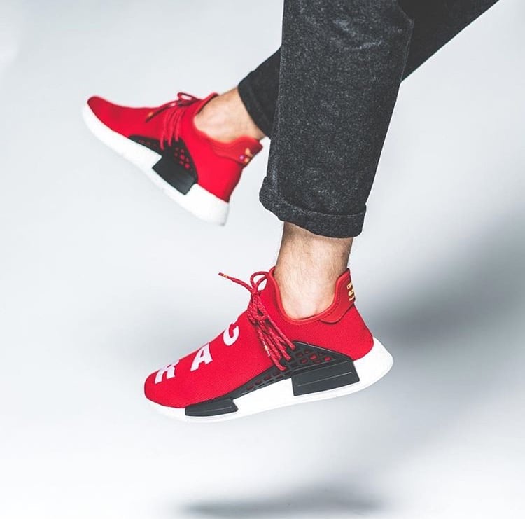 Image of Red human race Runners