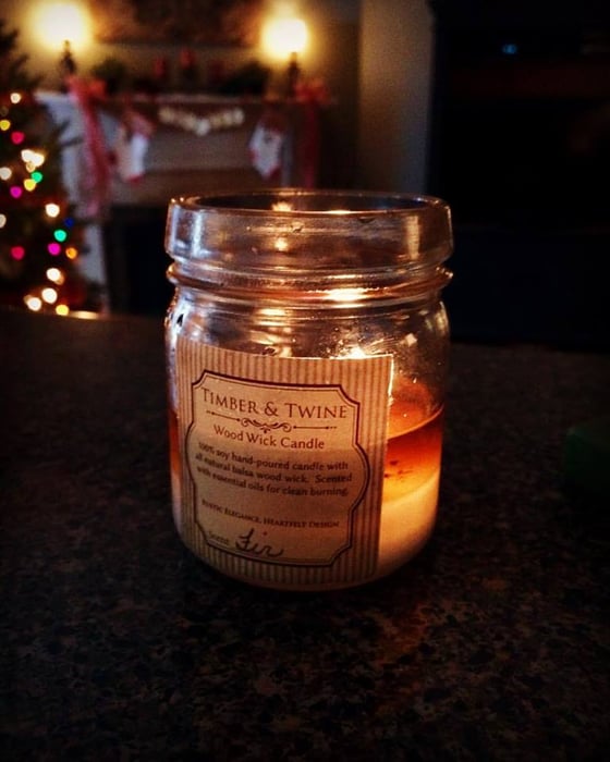 Image of All Natural Wood Wick Candle
