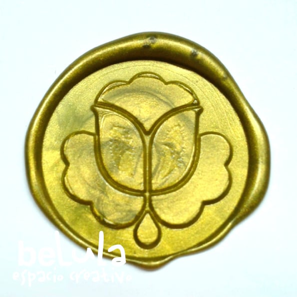 Image of Sello de lacre: Flor