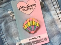 Image 2 of Rainbow Shell Enamel Pin