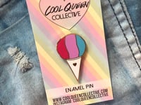 Image 3 of Shave Ice / Snow Cone Enamel Pin