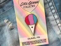Image 2 of Shave Ice / Snow Cone Enamel Pin