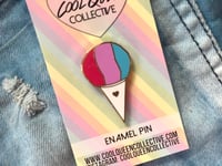 Image 4 of Shave Ice / Snow Cone Enamel Pin