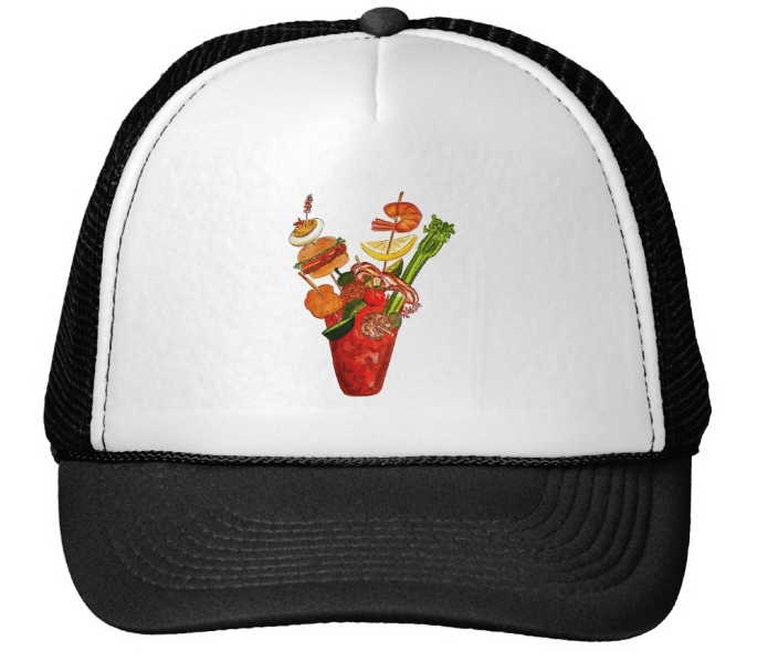 Image of Outrageous Bloody Mary Trucker Hat