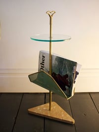 Image 4 of Side Table with Magazine Rack, Italy 1950s