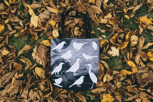 Image of Bird Print Tote Bag