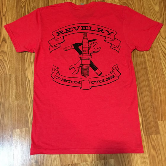 Image of revelry red T shirt