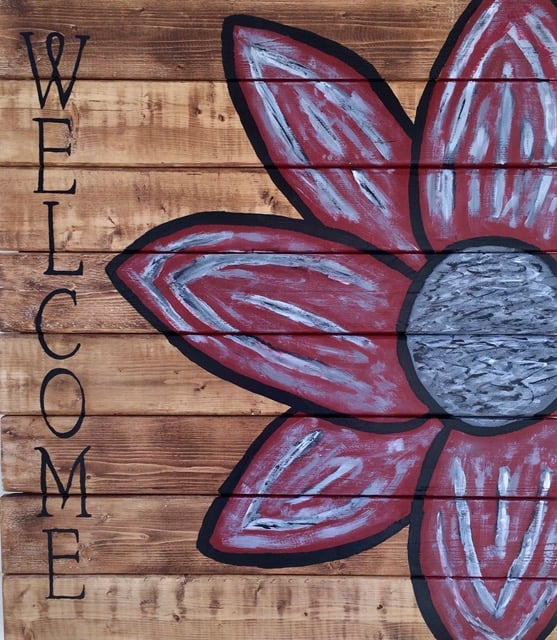 Image of Welcome Pallet Sign