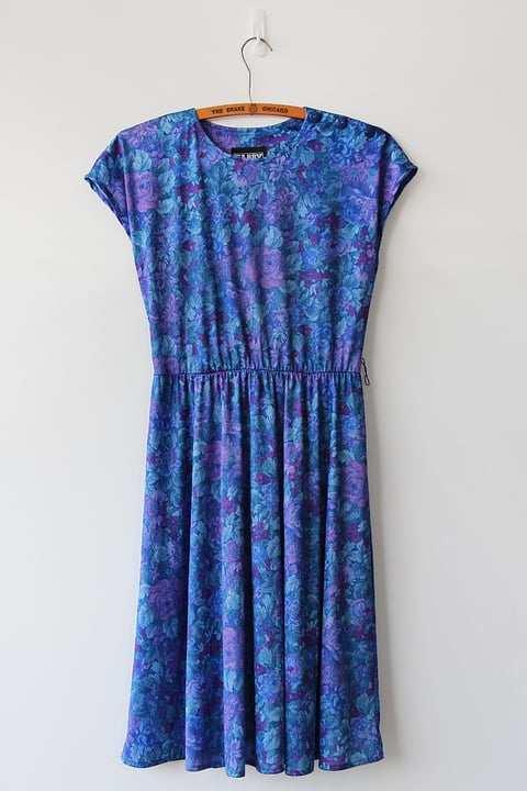 Image of SOLD Blue Garden Dress