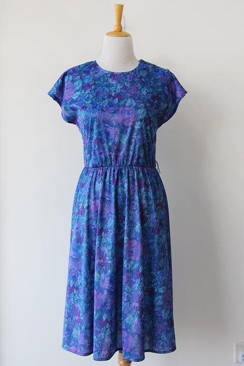 Image of SOLD Blue Garden Dress