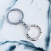 Personalised "Circle of Love" Sterling Silver Key Ring