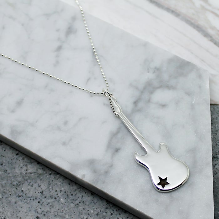 Fender Electric Guitar Necklace | Hilary & June