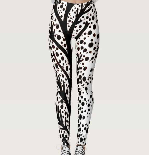 Image of Vines and Dots Leggings