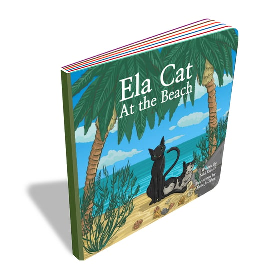 Image of Ela Cat at the Beach