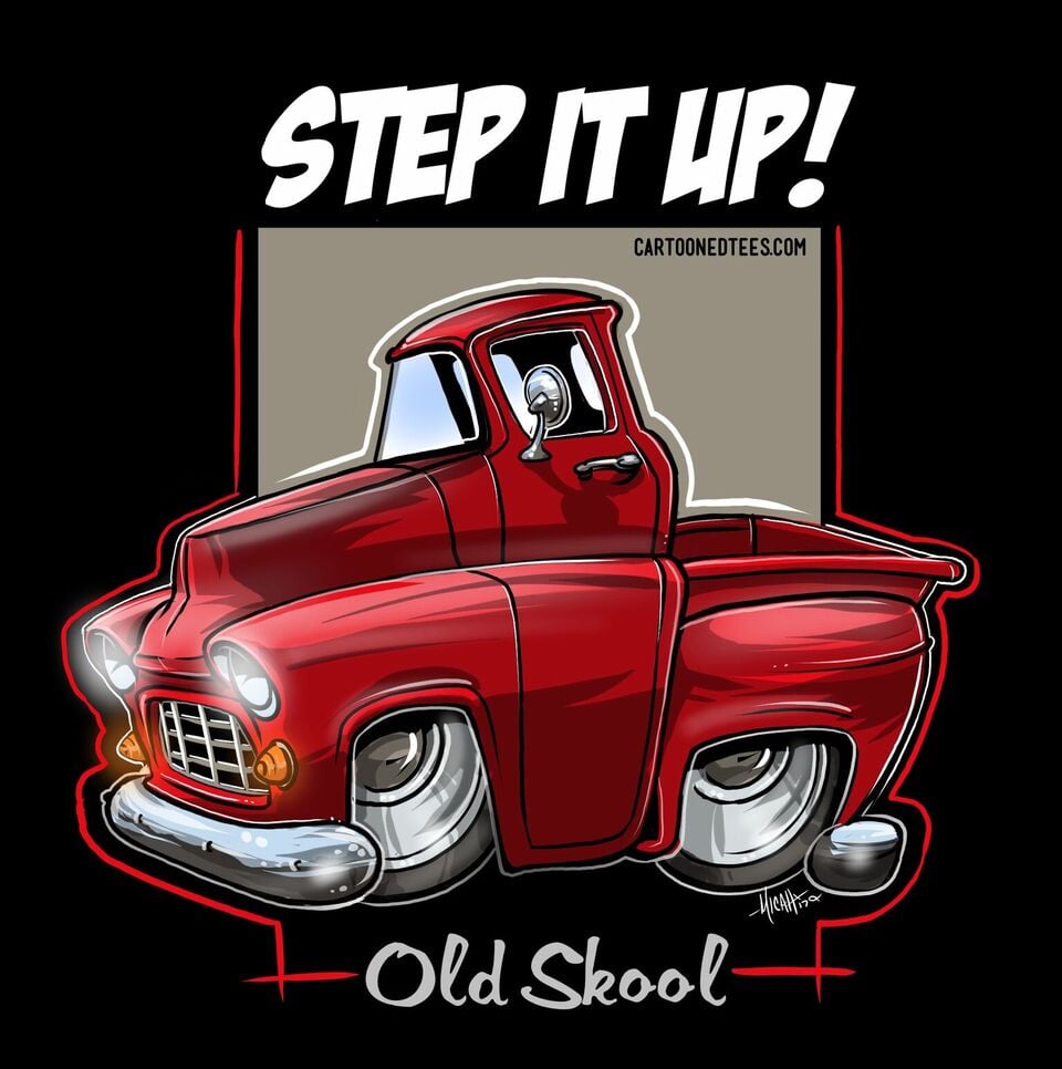 Image of '55 STEP IT UP RED
