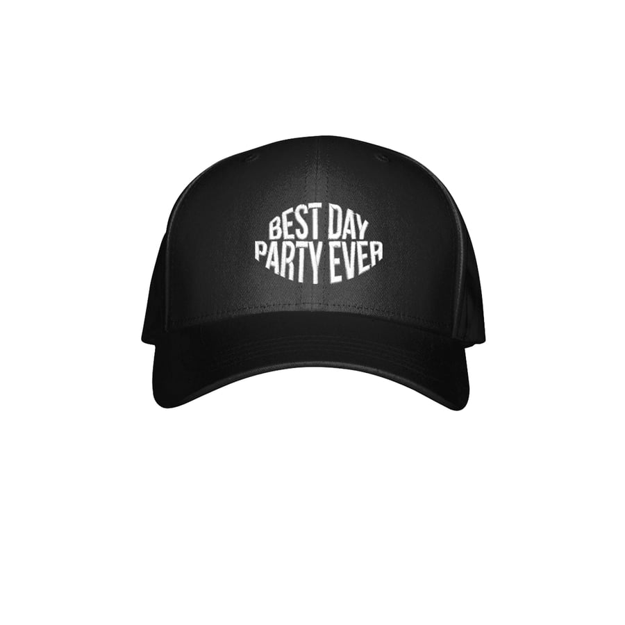 Image of BEST DAY PARTY EVER HAT - BLACK