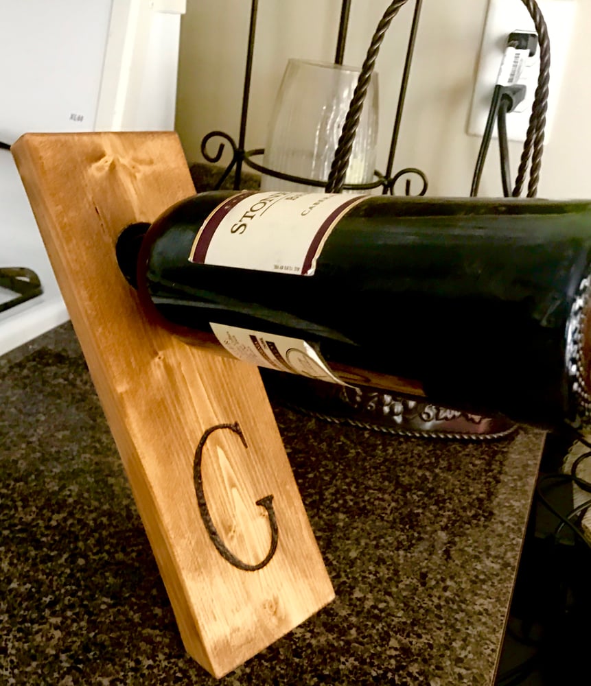 Image of Tilted Wine Bottle Holder