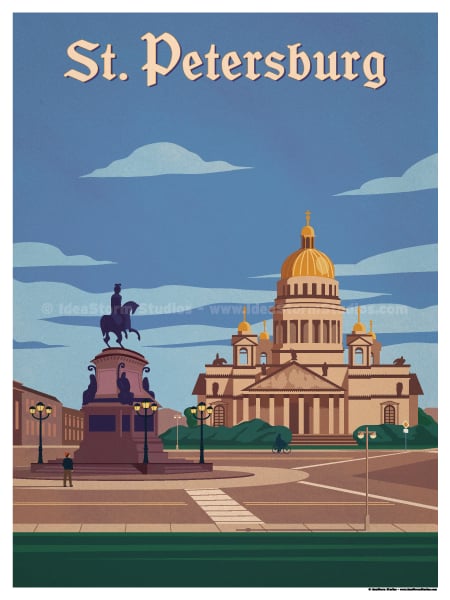 Image of St. Petersburg Poster