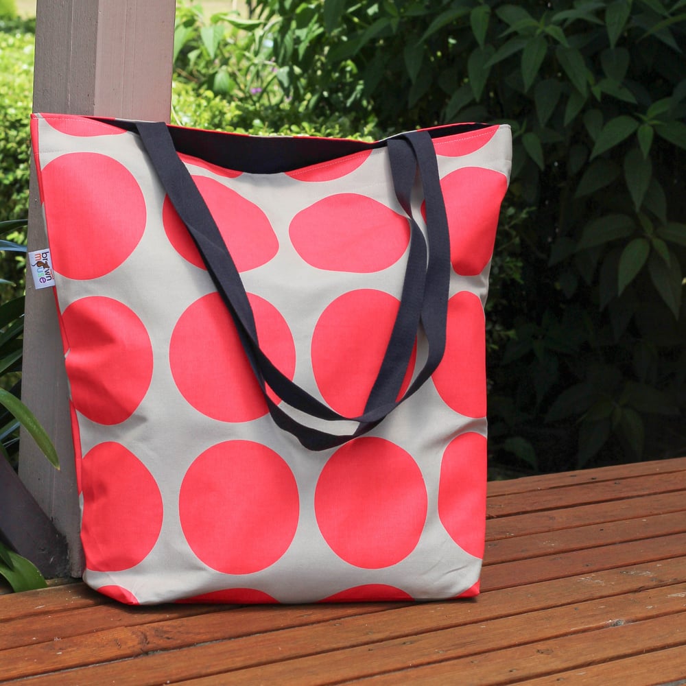 Image of Pink Spot Tote Bag