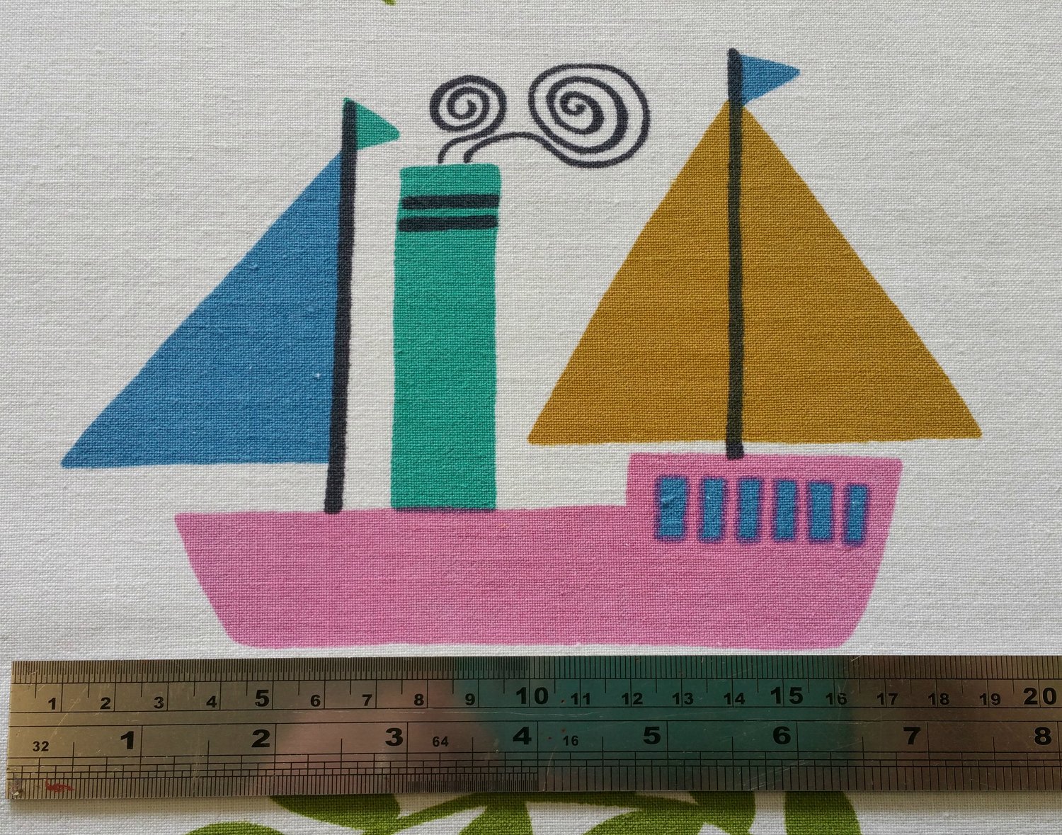 Image of 'Jackanapes' Vintage Fabric