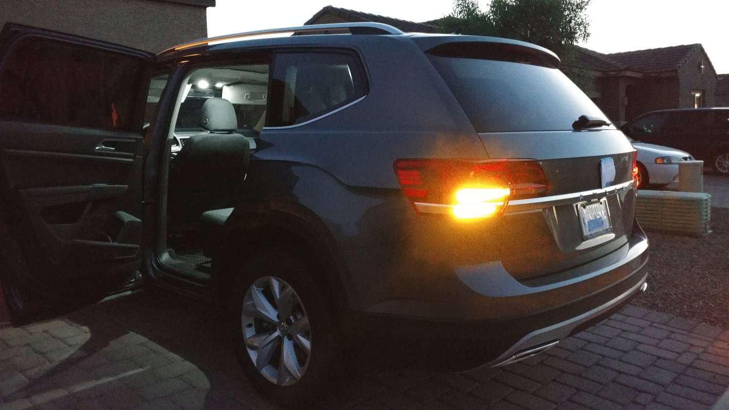 Image of Dark Amber Rear Turn Signals Fits: Volkswagen Atlas