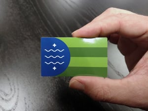 Image of Bellingham Flag Mini Sticker 5-Pack