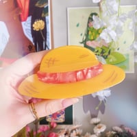 Image 2 of One Piece Straw Hat Claw Clip 