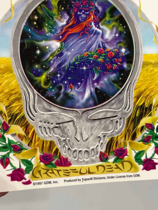Grateful Dead 1997 SYF 6" Sticker