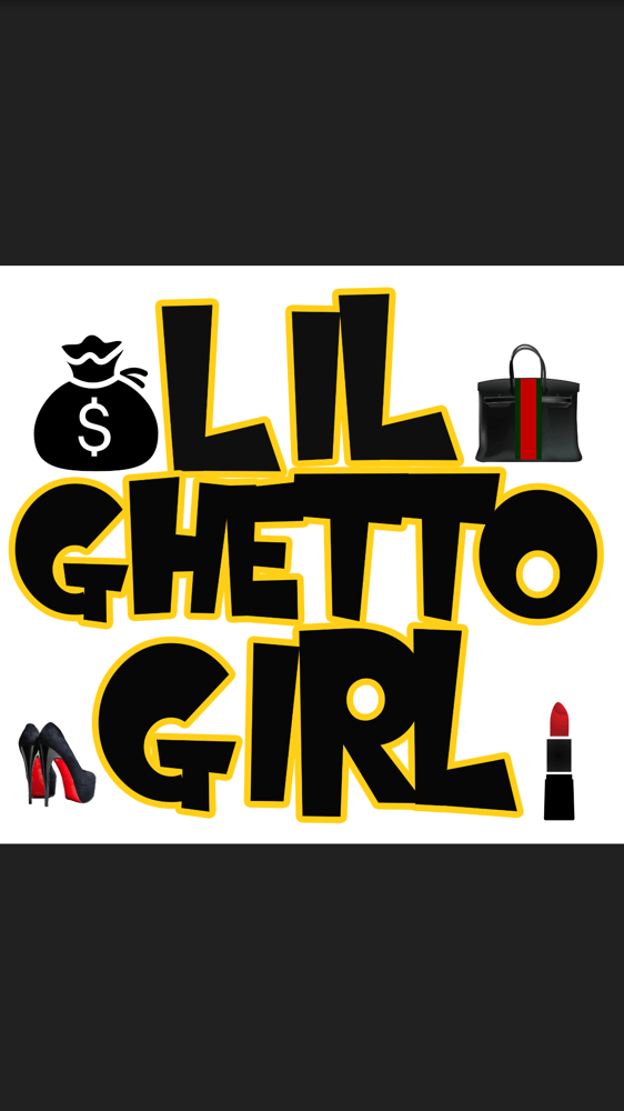Image of PINK Ghetto GIRL T SHIRT
