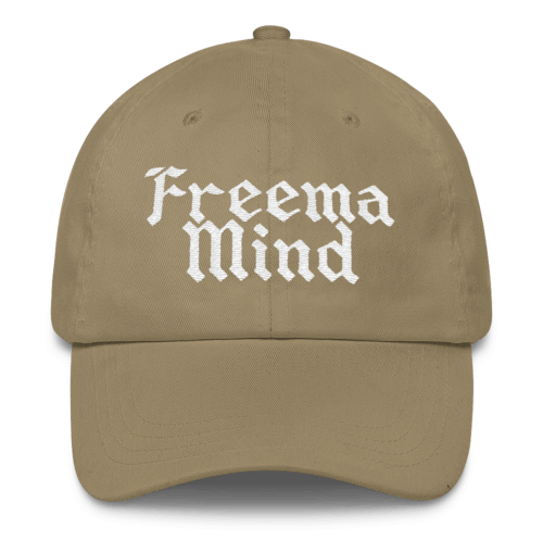 Image of FREEMA MIND Embroidered 6-panel Classic Dad Cap