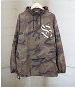 Image of (72 Hour only) Pizza party + Camo Windbreaker Hooded Jacket
