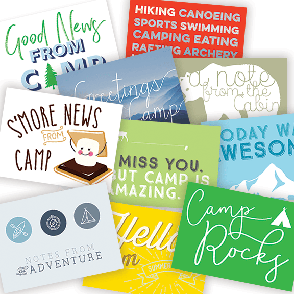 Image of Assorted Camp Postcards