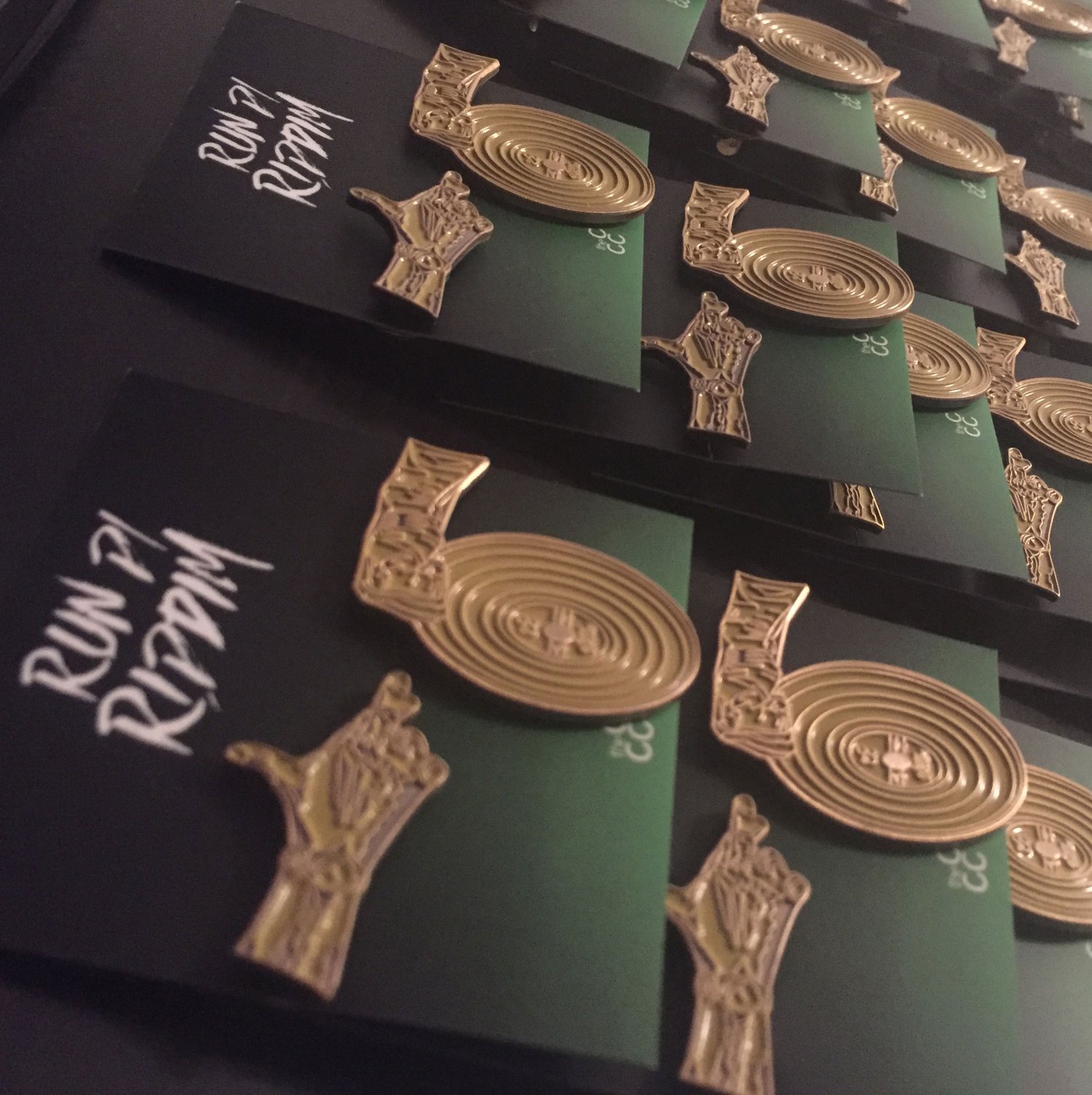 Image of Run Di Riddim Pin Set 