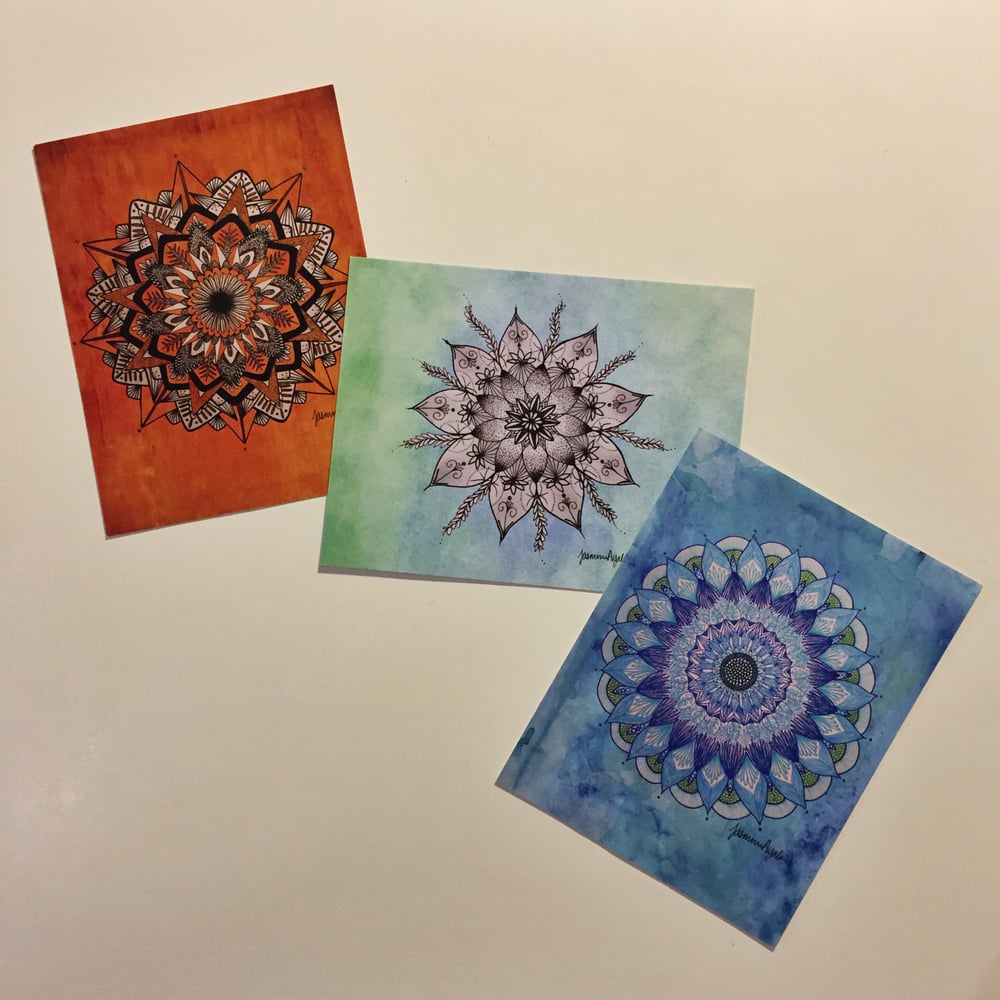 Image of Mandala Postcard Set