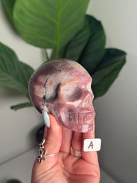 Image 1 of CHOOSE YOUR OWN PINK SEA JASPER SKULL -MADAGASCAR-